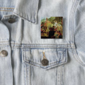 De ingang van Alexander de Grote Vierkante Button 5,1 Cm (In situ)