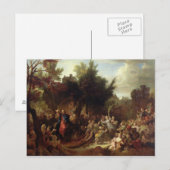 De ingang van Christus in Jeruzalem, c.1720 Briefkaart (Voorkant / Achterkant)
