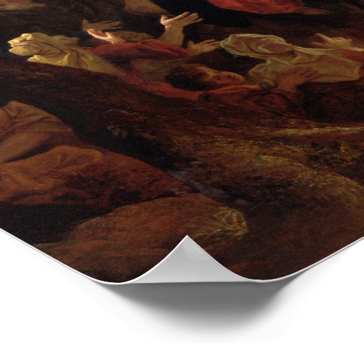 De ingang van Christus in Jeruzalem, c.1720 Poster (Hoek)