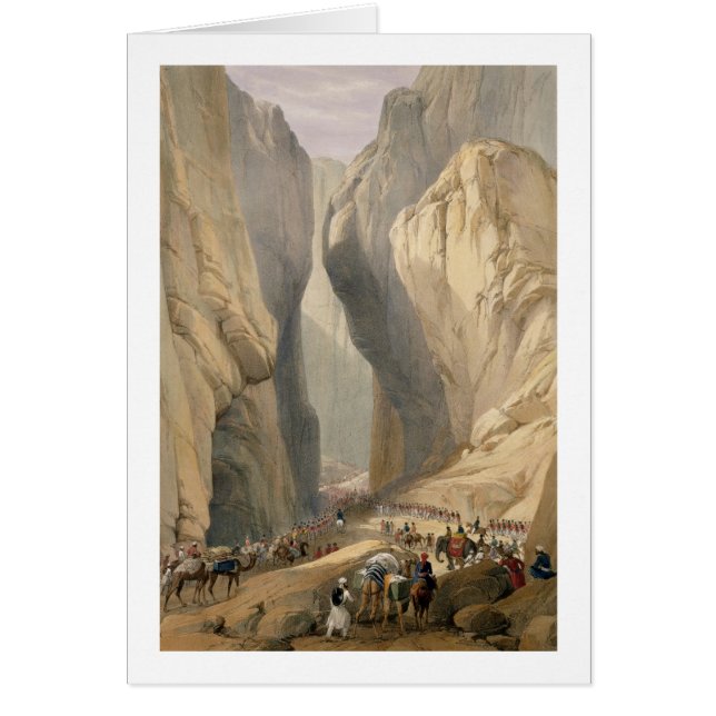 De ingang van de Bolan Pass van Dadur, van 'Sketc (Voorkant)