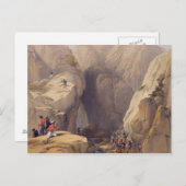 De ingang van de Kojak-pas van Parush, van 'Sket' Briefkaart (Voorkant / Achterkant)