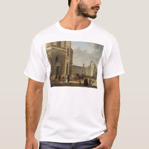 De ingang van de Musee de Louvre en St. T-shirt