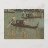 De ingang van het Grote Kanaal Briefkaart (Voorkant)