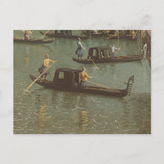 De ingang van het Grote Kanaal Briefkaart (Voorkant)