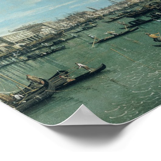 De ingang van het Grote Kanaal Poster (Hoek)