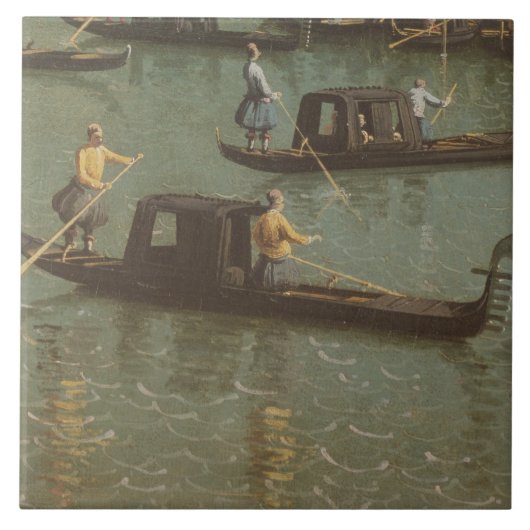 De ingang van het Grote Kanaal Tegeltje (Voorkant)