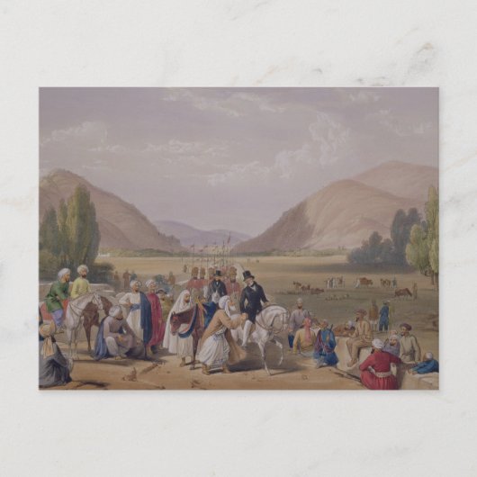 De ingang van Killa-Kazee in Caubul uit 'S Briefkaart (Voorkant)