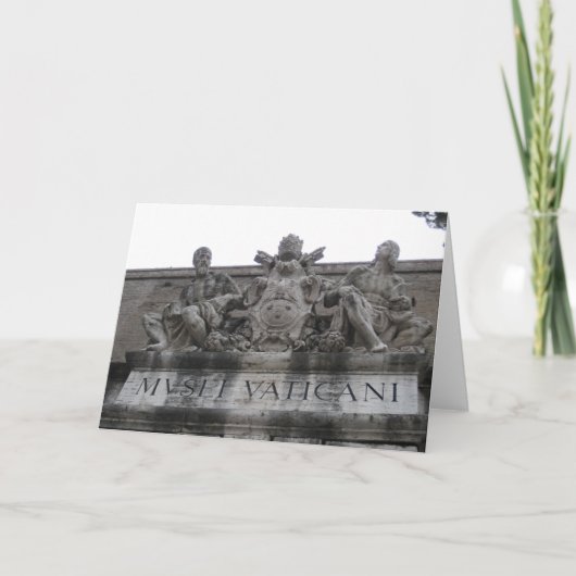 De ingangswenskaart van Vatikaan Kaart (Voorkant)