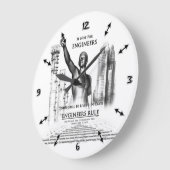 De ingenieurs beslissen grote klok (Hoek)