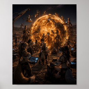 De Ingenieurs die een Gevallen Ster Herbouwen Poster