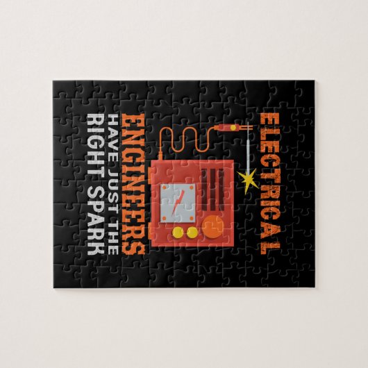 De ingenieurs Elektrische Ingenieurs hebben enkel  Legpuzzel (Horizontaal)