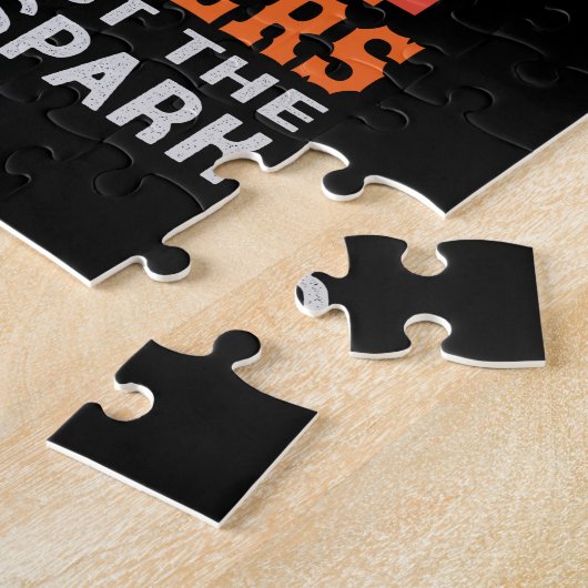 De ingenieurs Elektrische Ingenieurs hebben enkel  Legpuzzel (Zijkant)