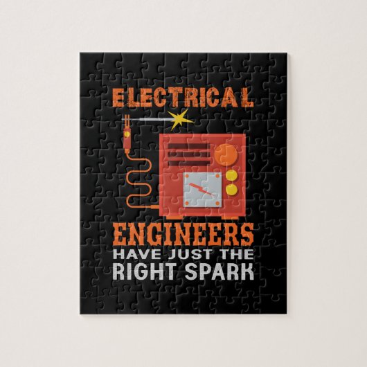 De ingenieurs Elektrische Ingenieurs hebben enkel  Legpuzzel (Verticaal)