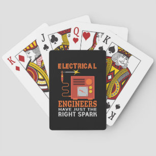 De ingenieurs Elektrische Ingenieurs hebben enkel  Pokerkaarten