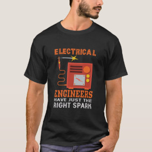 De ingenieurs Elektrische Ingenieurs hebben enkel  T-shirt