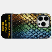 De ingewikkelde patronen van een slangenhuid in de Case-Mate iPhone case (Achterkant (horizontaal))