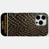 De ingewikkelde textuur van de huid van een giftig Case-Mate iPhone case (Achterkant (horizontaal))