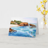 DE INHAM VAN LA JOLLA, LA JOLLA, CALIFORNIË KAART (Gele Bloem)