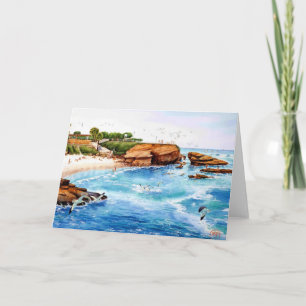 DE INHAM VAN LA JOLLA, LA JOLLA, CALIFORNIË KAART