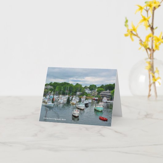 De Inham van Perkins in Ogunquit, Maine Kaart (Gele Bloem)