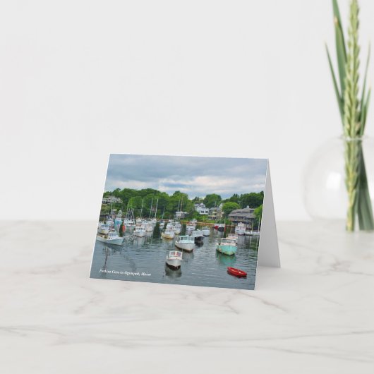 De Inham van Perkins in Ogunquit, Maine Kaart (Voorkant)