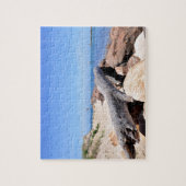 De inlaat bij Lake Montauk Point Legpuzzel (Verticaal)