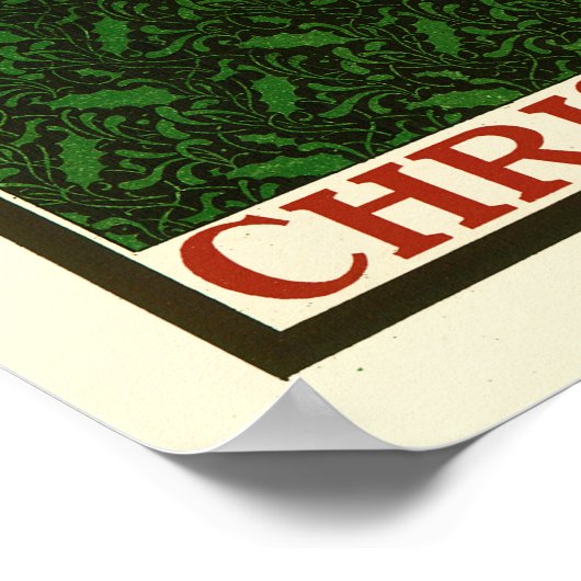 De Inland Printer 1895 Kerstmis zal Bradley Art ve Poster (Hoek)