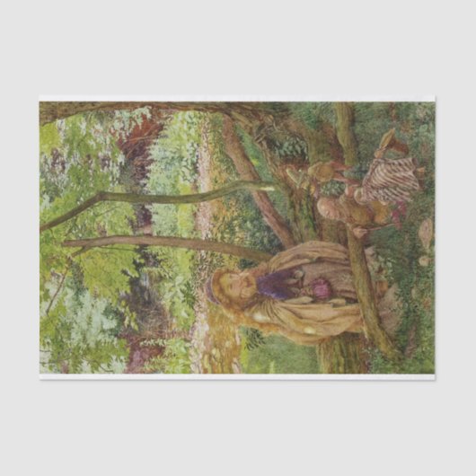 De inleiding door Eleanor Fortescue-Brickdale Tissuepapier (Voorkant)