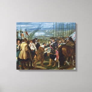 De inlevering van Breda, 1625, c.1635 Canvas Afdruk