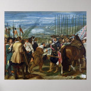 De inlevering van Breda, 1625, c.1635 Poster