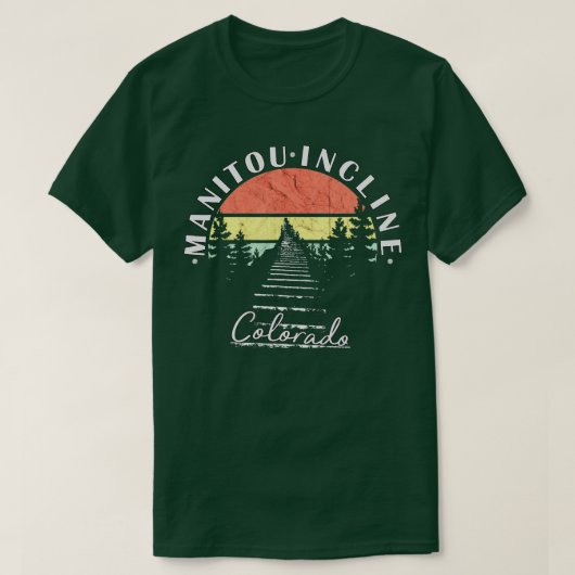 De inline Manitou Springs Colorado T-shirt (Design voorkant)