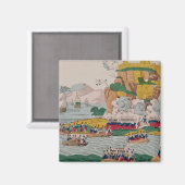 De inname van Algiers door de Fransen Magneet (Voorkant / Achterkant)