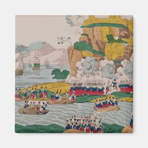 De inname van Algiers door de Fransen Magneet