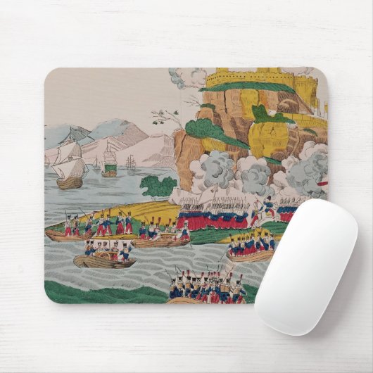 De inname van Algiers door de Fransen Muismat (Met muis)