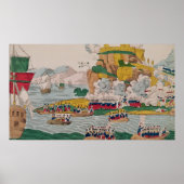 De inname van Algiers door de Fransen Poster (Voorkant)