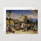 De inname van Beiroet door de kruisvaarders Briefkaart (Voorkant / Achterkant)