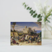 De inname van Beiroet door de kruisvaarders Briefkaart (Staand voorkant)