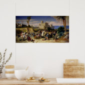 De inname van Beiroet door de kruisvaarders Poster (Keuken)