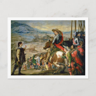 De inname van Breisach Briefkaart