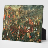 De inname van Constantinopel (olie op doek) Fotoplaat (Zijkant)