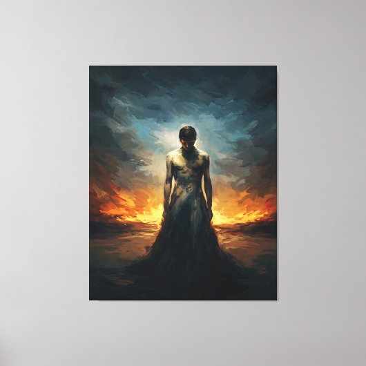 De Innerlijke Vlam Canvas Afdruk (Voorkant)