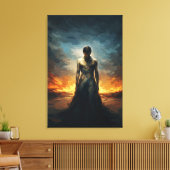 De Innerlijke Vlam Canvas Afdruk (Insitu (Woonkamer))