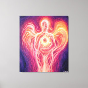 De innerlijke zon omarmen canvas afdruk