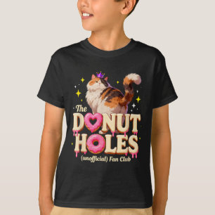 De Inofficiële Donut Holes Fanclub Grappige Katten T-shirt