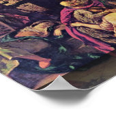 de inreis van de kruisvaarders in Constantinopel Poster (Hoek)