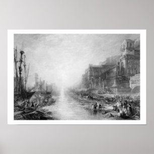 De inruil van Regulus, Ancient Carthage, Engr Poster