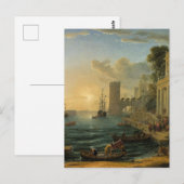 De inscheping van de koningin van Sheba Briefkaart (Voorkant / Achterkant)
