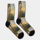 De inscheping van de koningin van Sheba Sokken (Rechts)