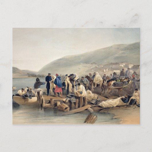 De inscheping van de Zieke bij Balaklava Briefkaart (Voorkant)