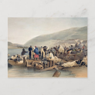 De inscheping van de Zieke bij Balaklava Briefkaart